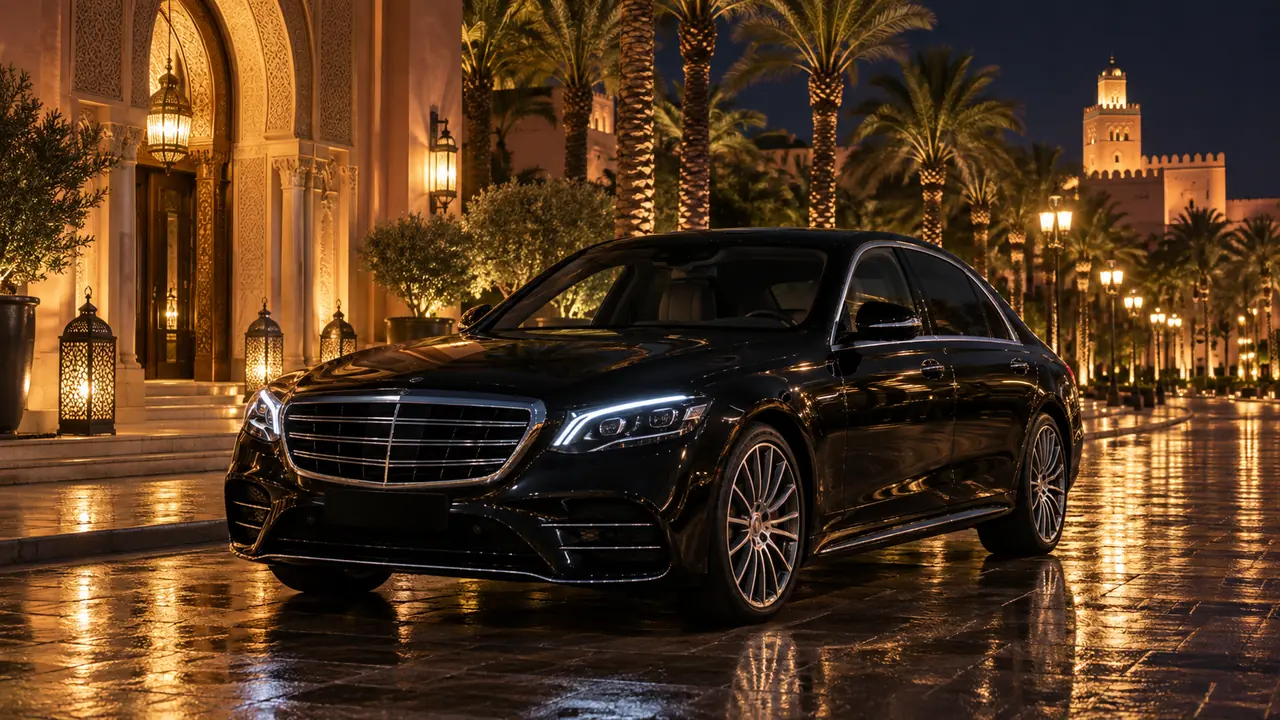 Mercedes S400 مع سائق خاص في المغرب
