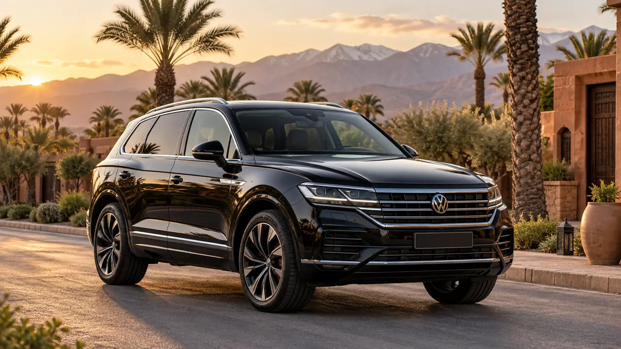 Volkswagen Touareg مع سائق خاص في المغرب